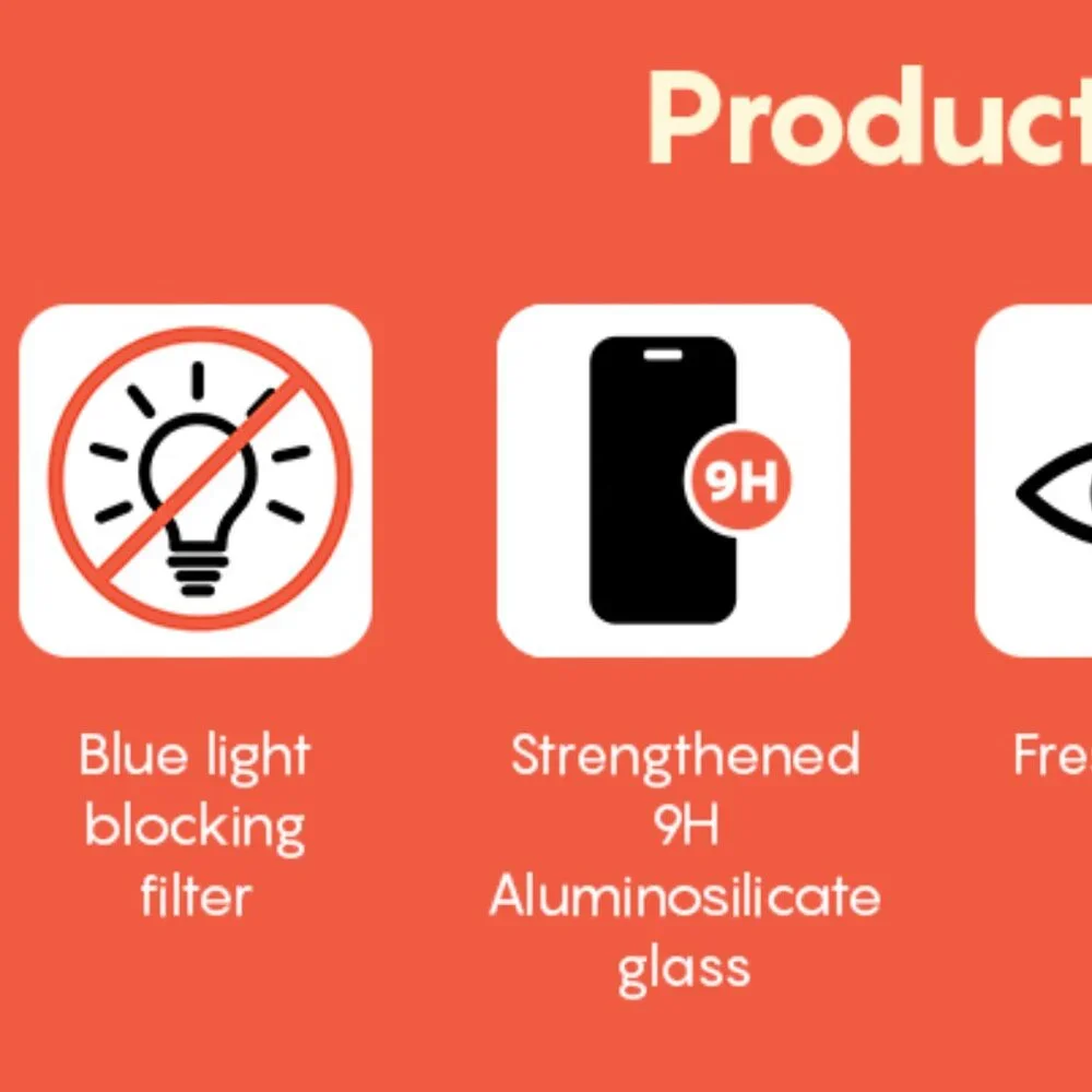 CASETiFY Impact Anti-Blue Light iPhone Air Screen Protector 9H Aluminosilicate